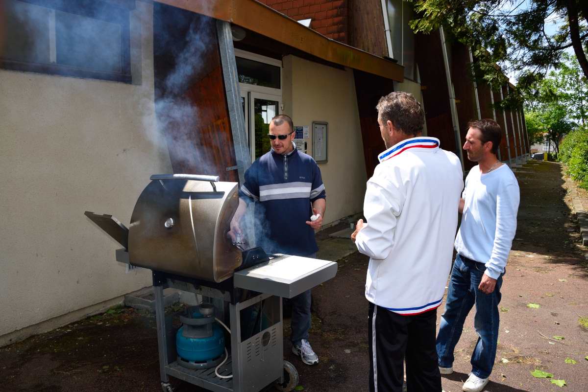 Christophe Notre chef barbecue !